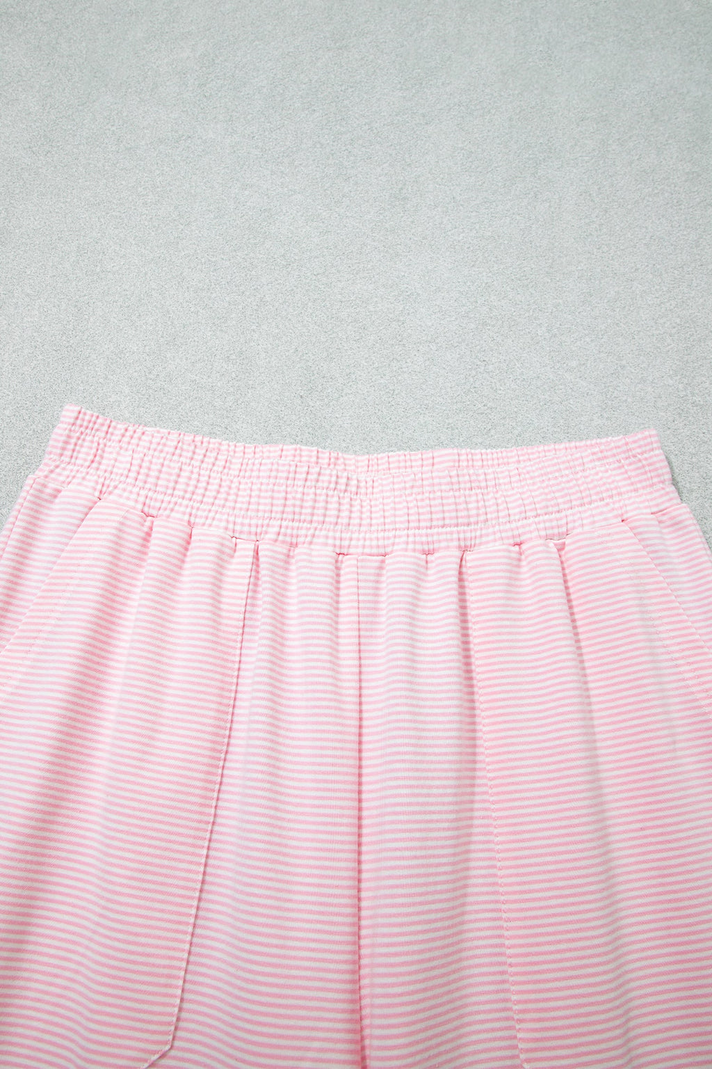 Stripe Colorblock Mock Neck Sweatshirt & Pants Set
