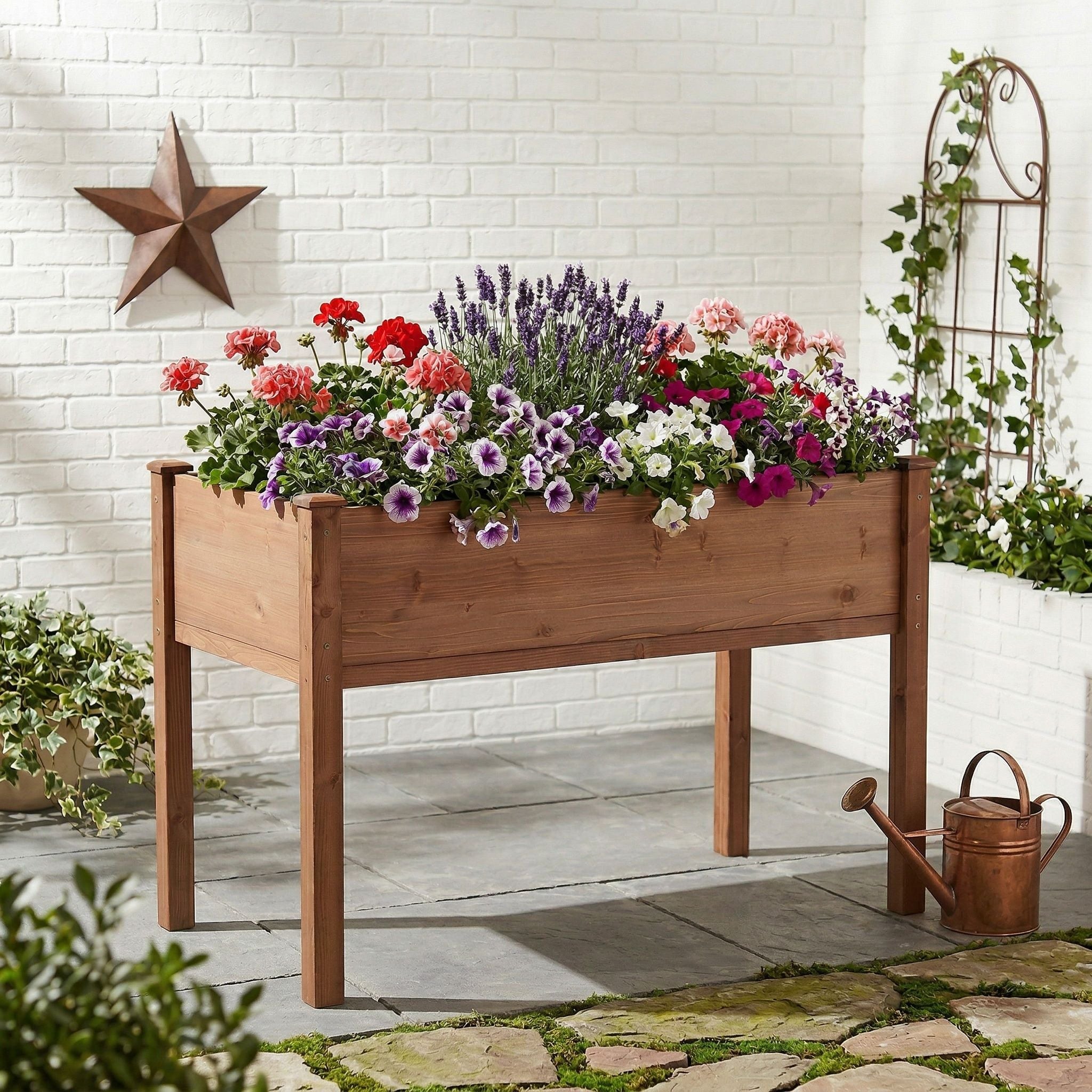 Elevated Raised Garden Bed For Outdoor
