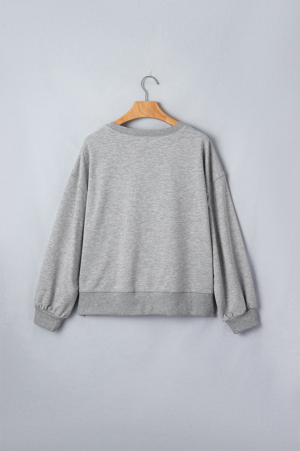 Halloween Western Ghost Sequin Graphic Long Sleeve Sweatshirt