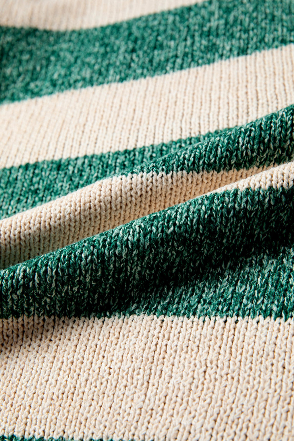Stripe Colorblock Drop Shoulder Pullover Sweater
