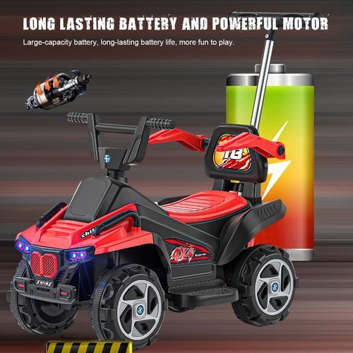 6V Kids Quad ATV Electric Vehicle Toy Car for 2-4 Years Old