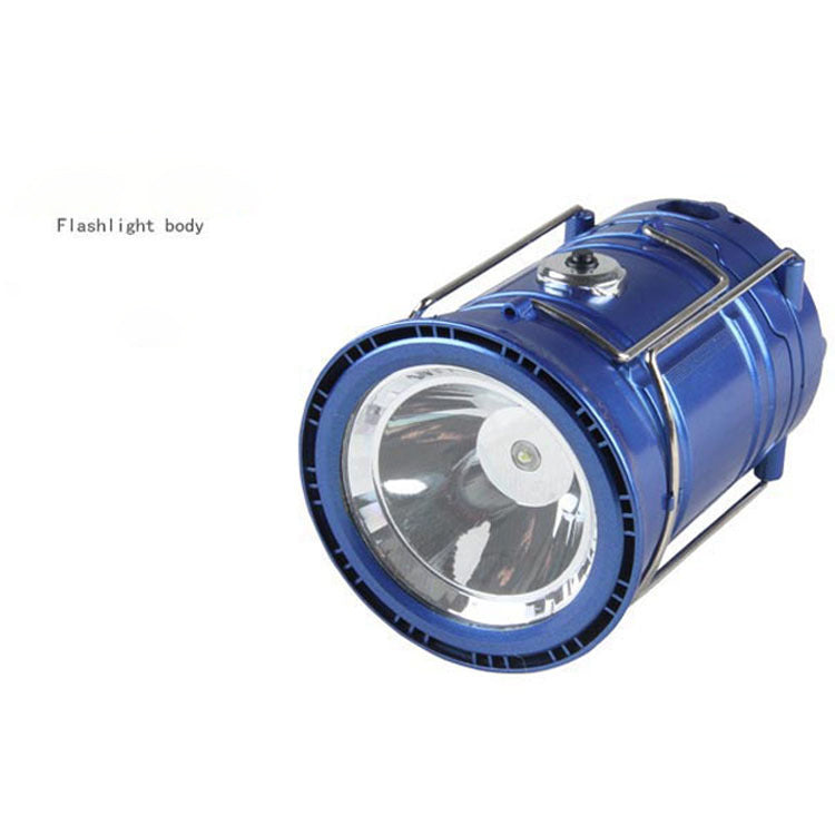 Solar Telescopic Camping Lantern — USB Rechargeable Outdoor Tent Light