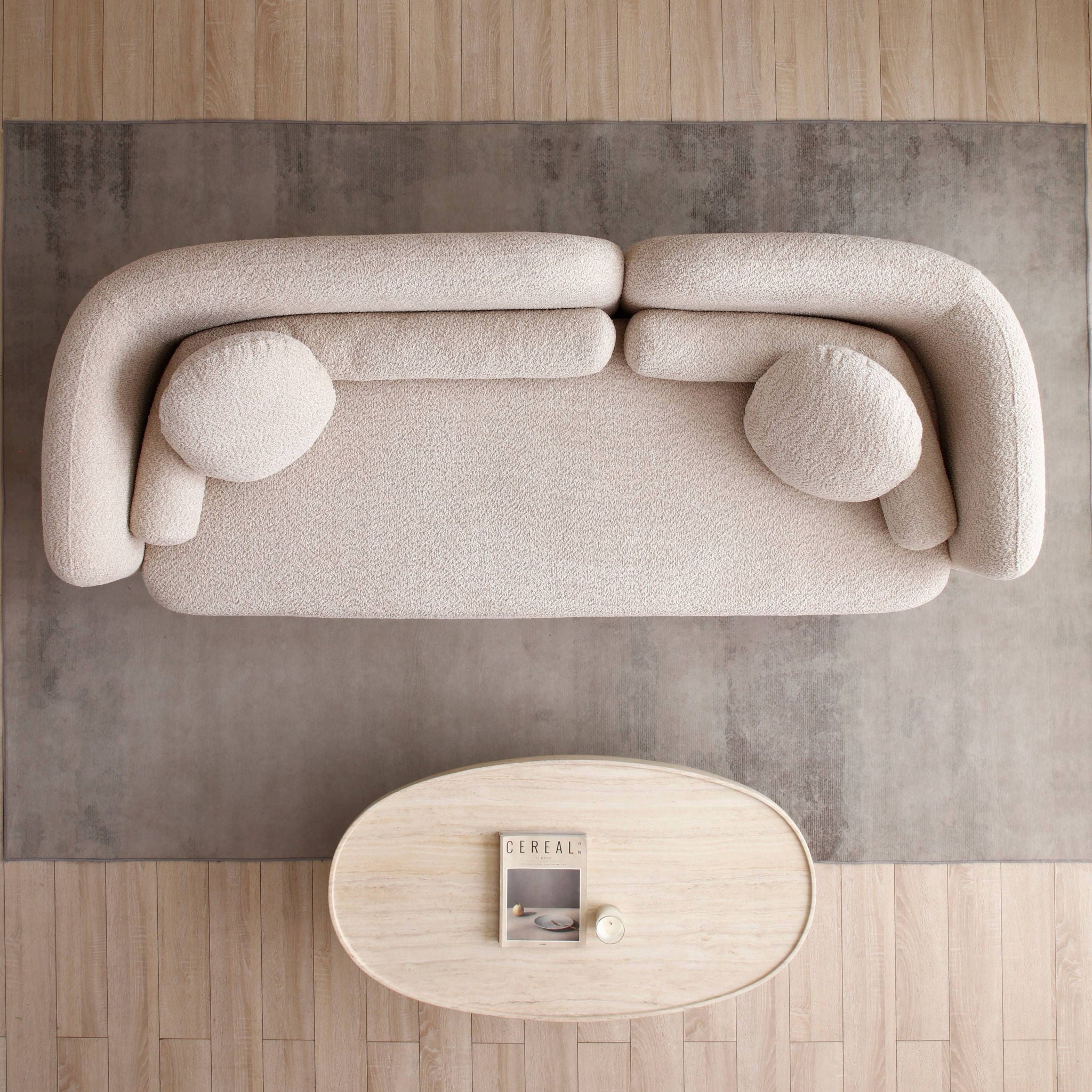 Luxury Modern Couch, 3 Seater Sofa For Living Room