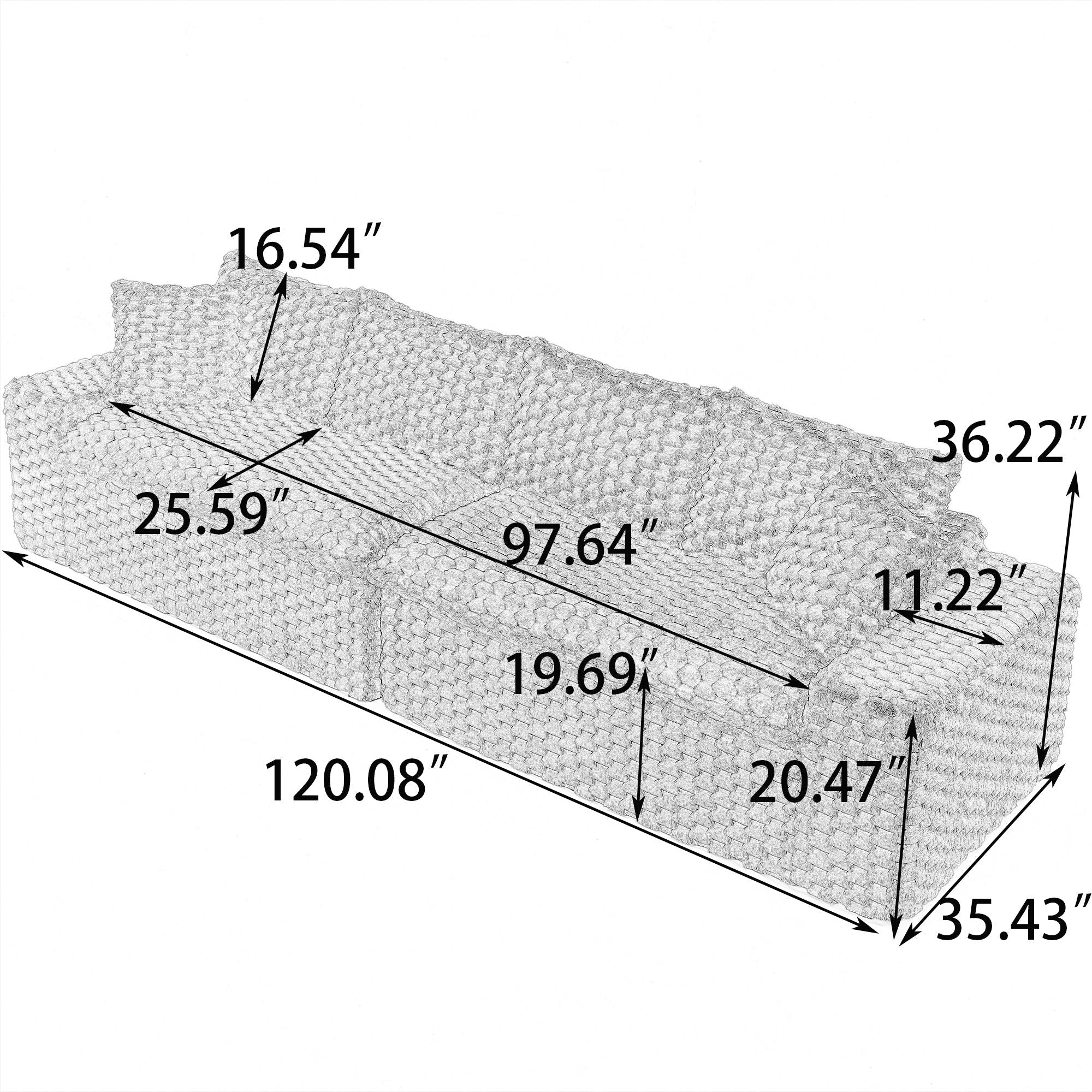 Luxury Multifunctional Sofa For Living Room