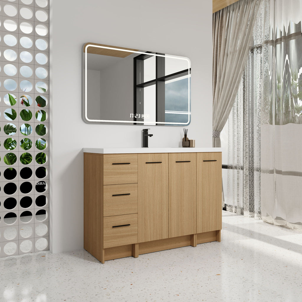 Floating Bathroom Vanity With Sink, Modular Cabinet