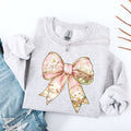 Adorable Bow Ribbon Easter Bunny Jesus Rabbit Holiday Celebration Ensemble Sweatshirt