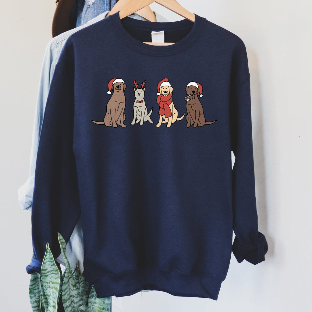 Adorable Christmas Dogs Cozy Festive Print For Dog Lovers With Holiday Spirit Sweatshirt