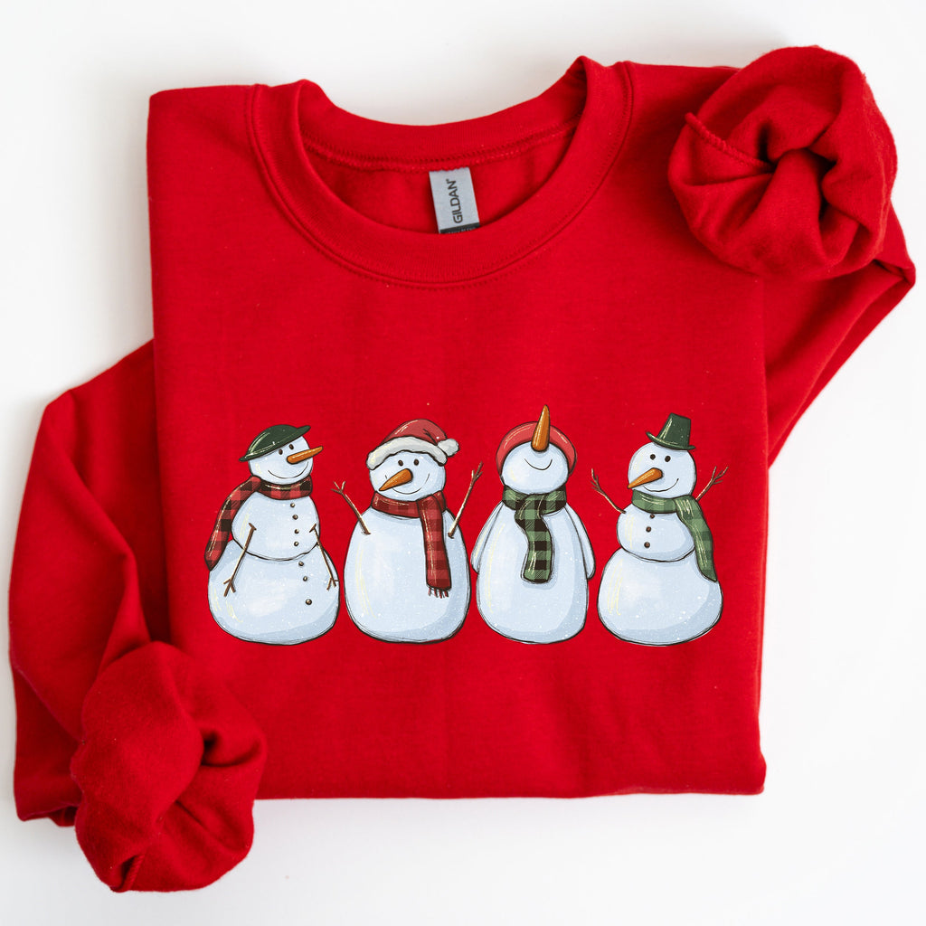 Adorable Snowman Christmas Winter Santa Xmas Holiday Cheer Cozy Seasonal Sweatshirt