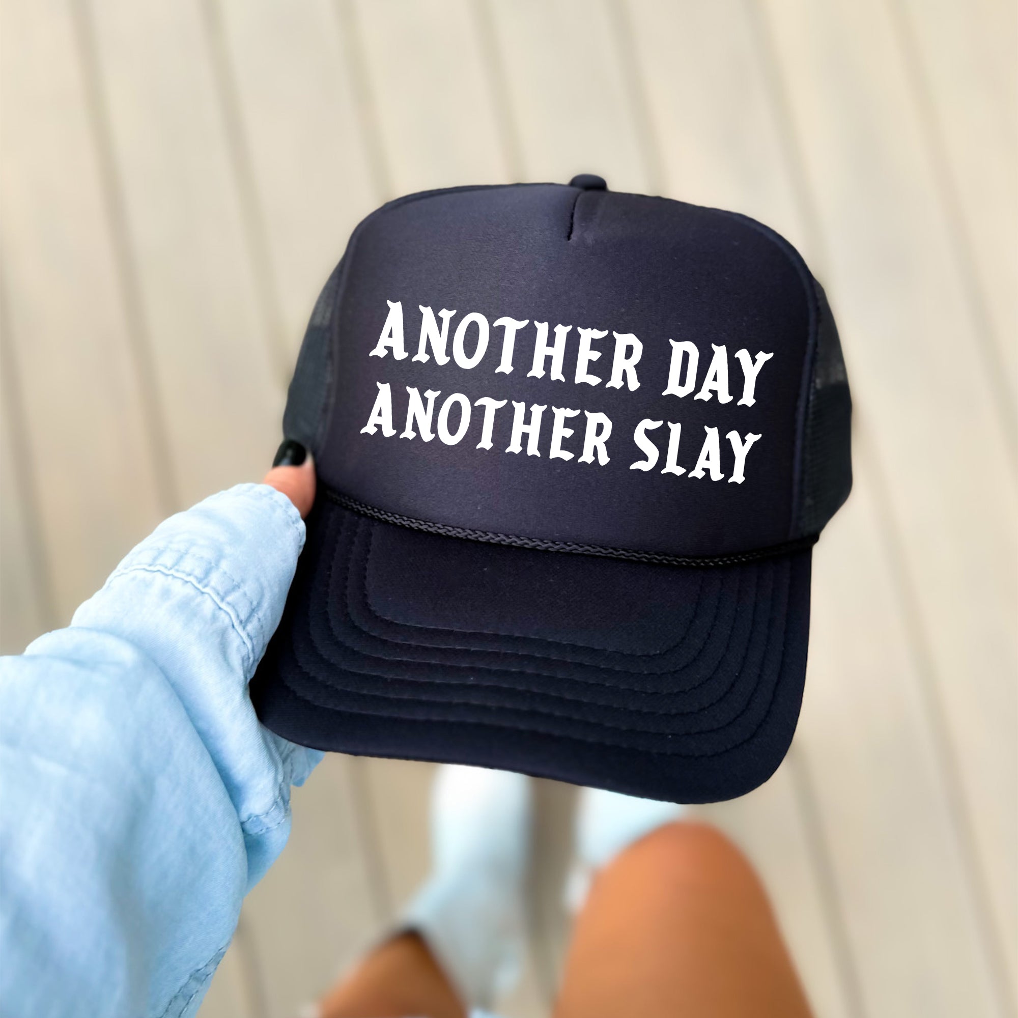 Another Day Another Slay Sassy Attitude Bold Graphic Statement Of Confidence Trucker Hat
