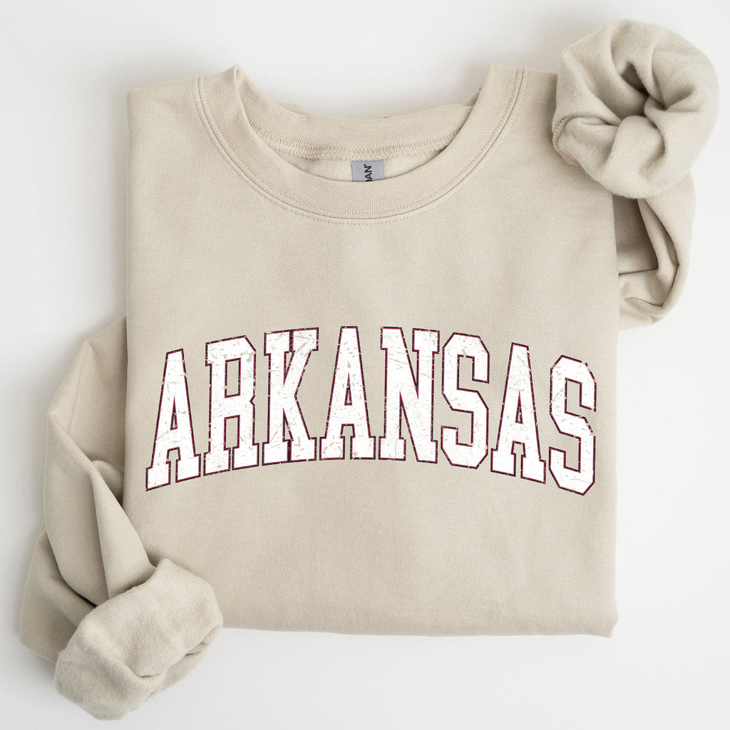 Arkansas Football Game Day Tailgate Party University Spirit State Pride Sweatshirt