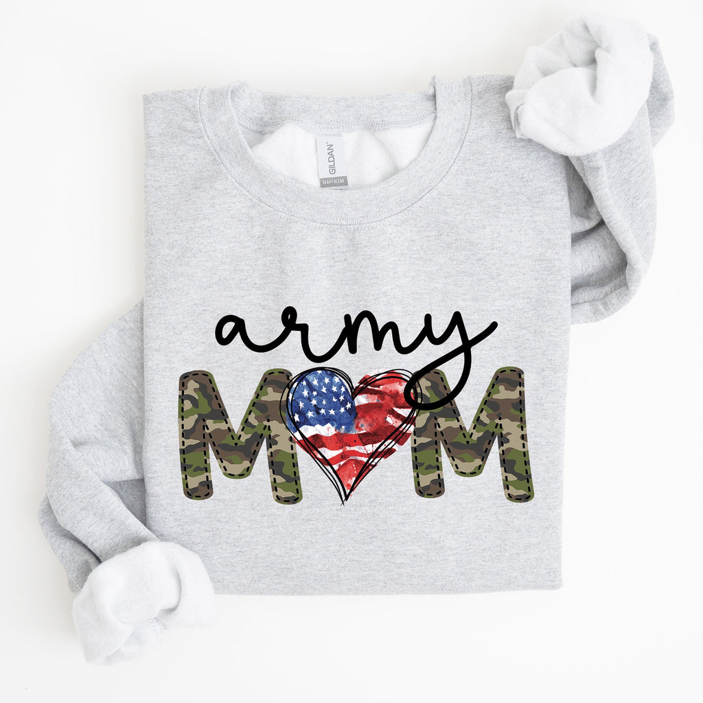 Army Mom Proud Of My Military Family And Armed Forces Mother's Day Edition Sweatshirt