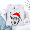 Australian Cattle Dog Blue Heeler Santa Christmas Dog Lover Festive Holiday Sweatshirt