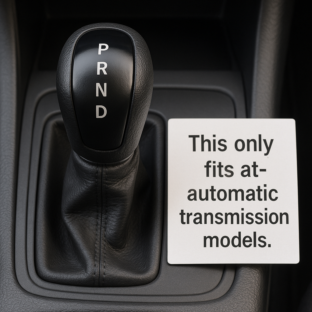 2006 - 2010 Hummer H3 Automatic Shifter Transmission Shift Boot Replacement Leather Cover