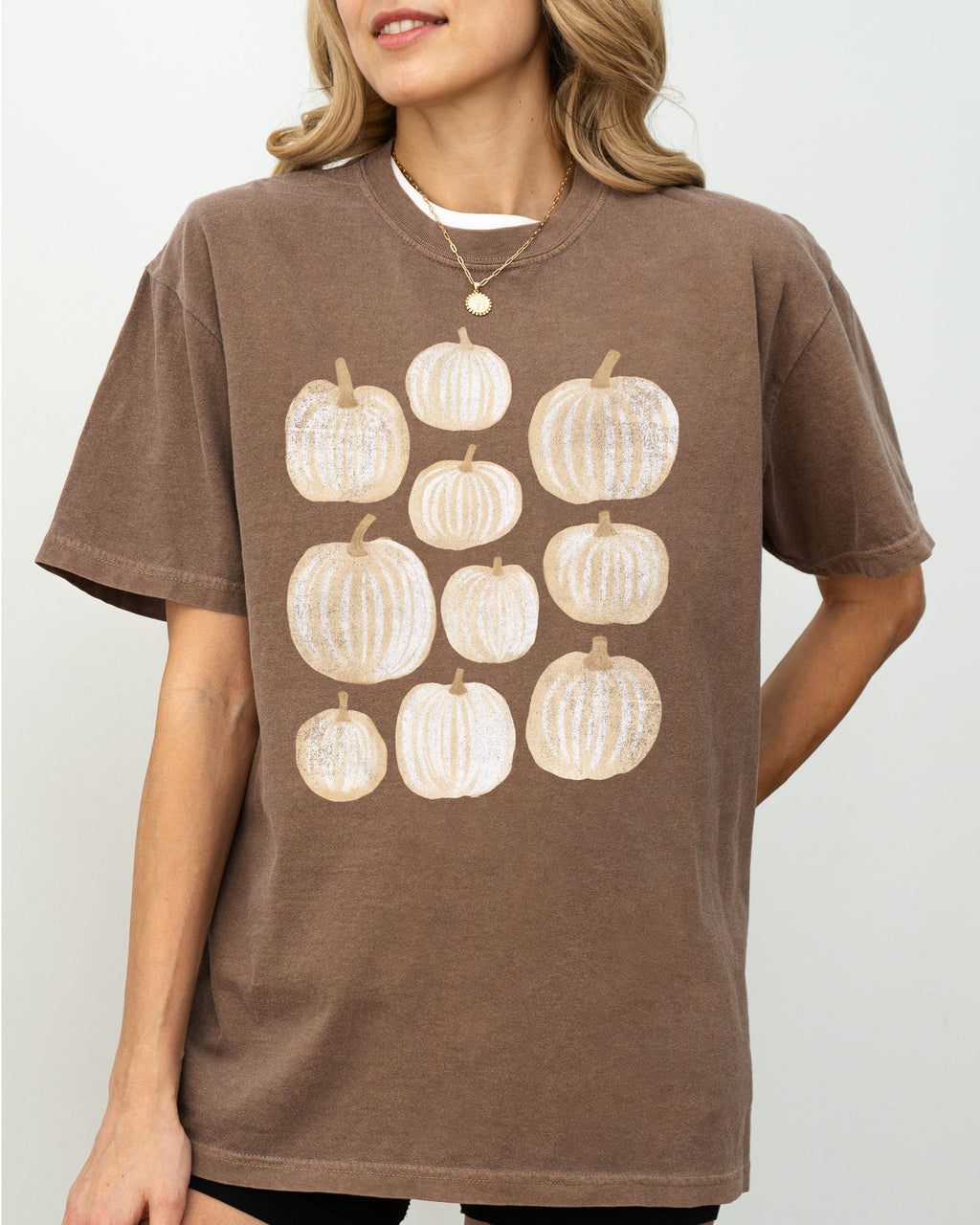 Autumn Pumpkins, Simplicity, Fall, Thanksgiving, Halloween Seasonal Comfort Colors Tee