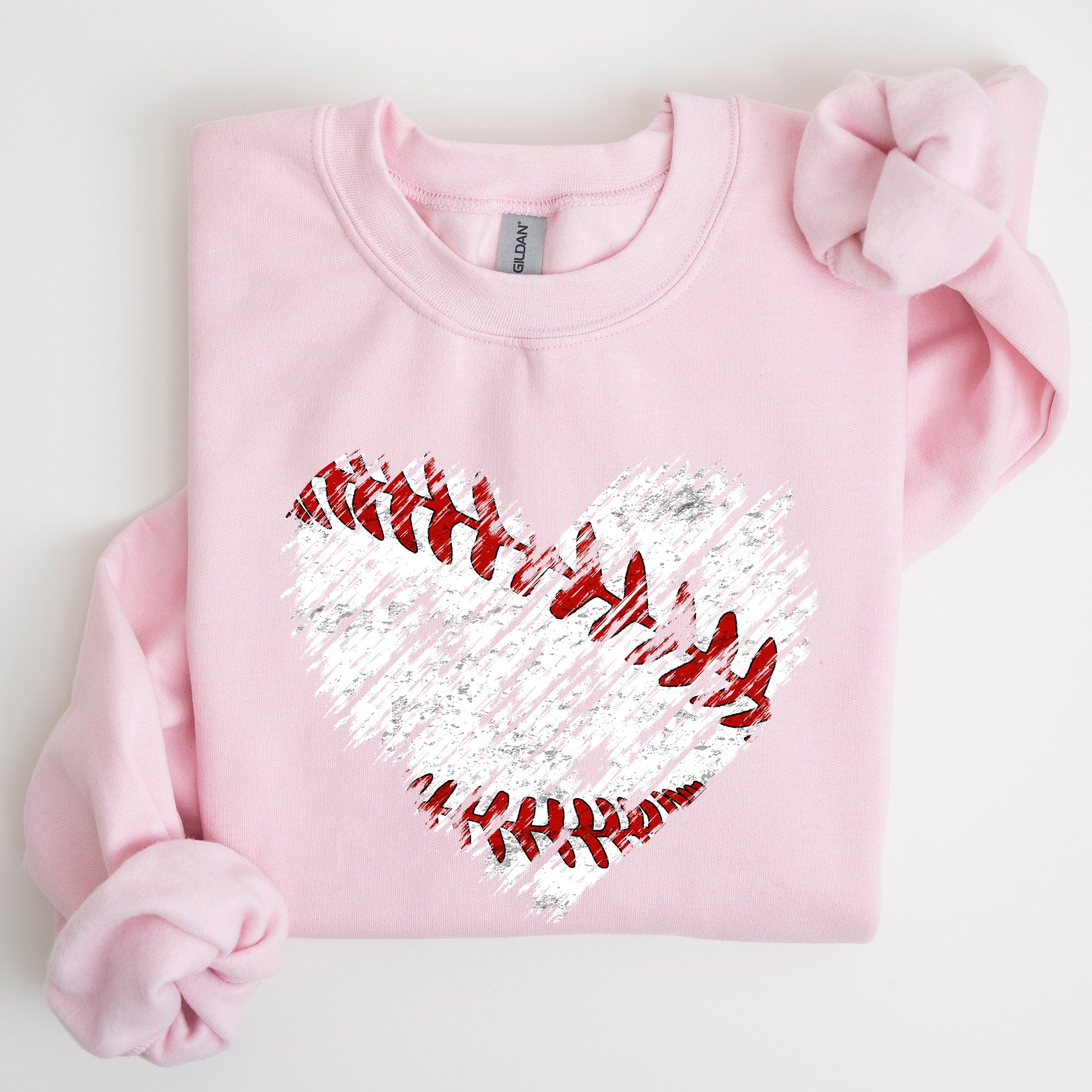 Baseball Heart Mom Mother's Day Celebration For Baseball Lovers Graphic Sweatshirt