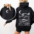 Be Still And Know Bible Verse Faith Christian Religious Inspirational Message Hoodie