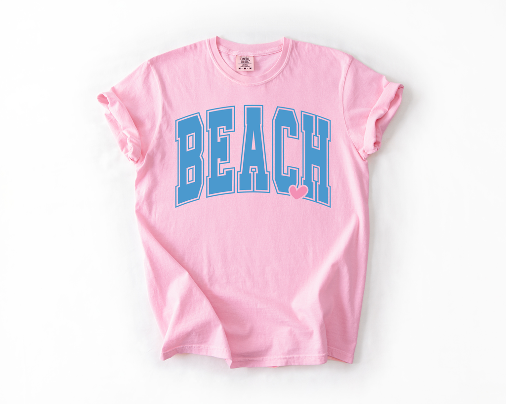 Beach Summer Travel Vacation Sun Holiday Wanderlust Seaside Escape Comfort Colors Tee