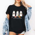 Besties Halloween Ghosts Cute Witch Pumpkin Night Of Spooky Fun For Halloween Lovers Graphic Tee