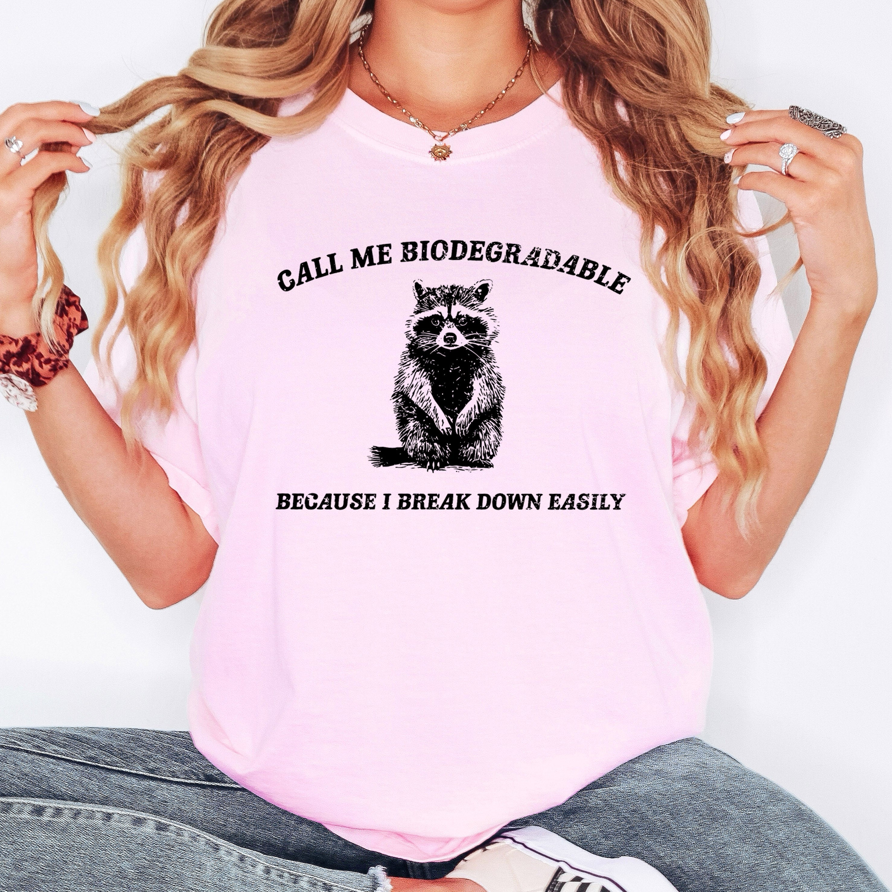 Biodegradable Mental Health Meme Concept for Eco Conscious Casual Wear Comfort Colors Tee