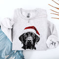 Black Lab Labrador Dog Lover Favorite Breed Portrait And Loyal Companion Sweatshirt