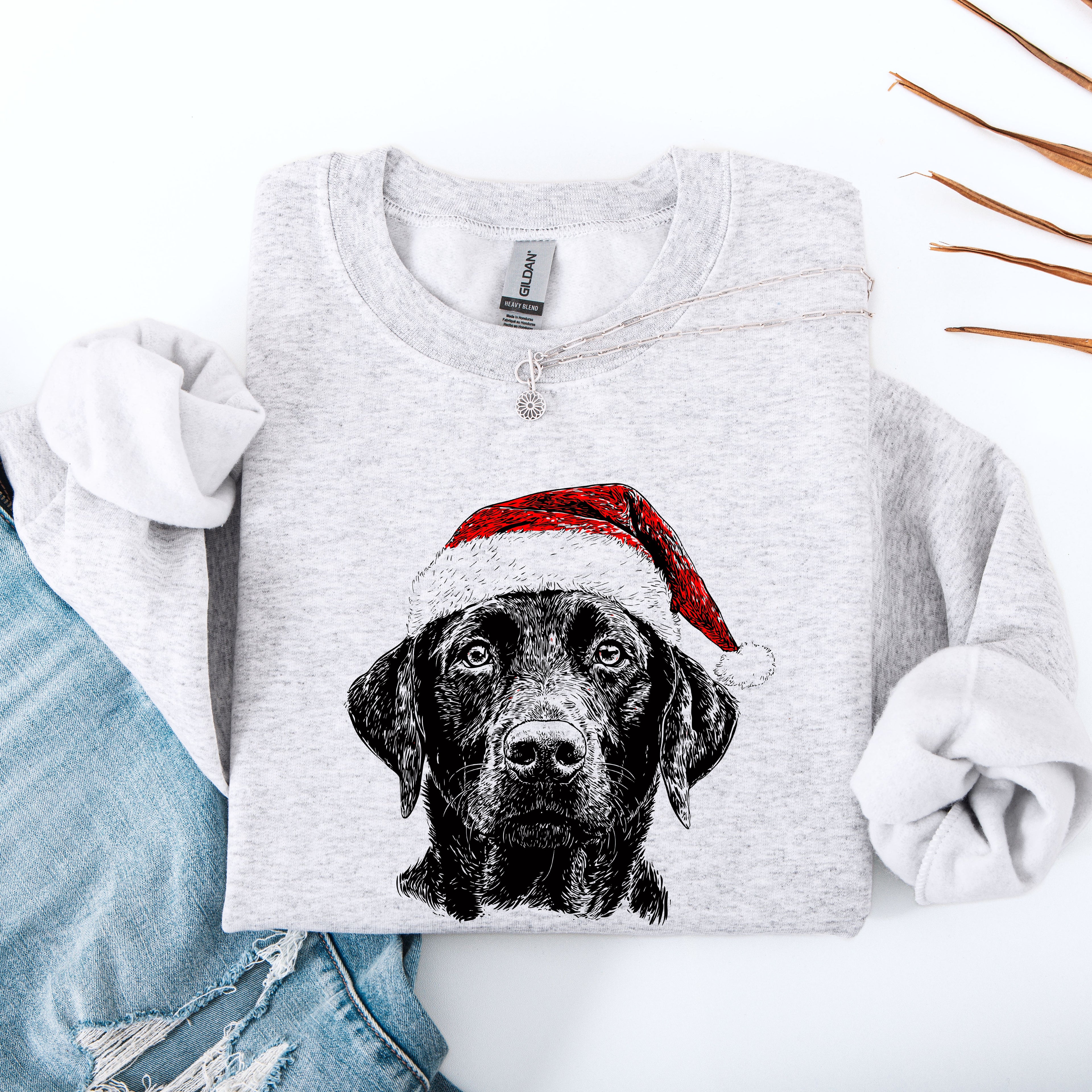 Black Lab Labrador Dog Lover Favorite Breed Portrait And Loyal Companion Sweatshirt