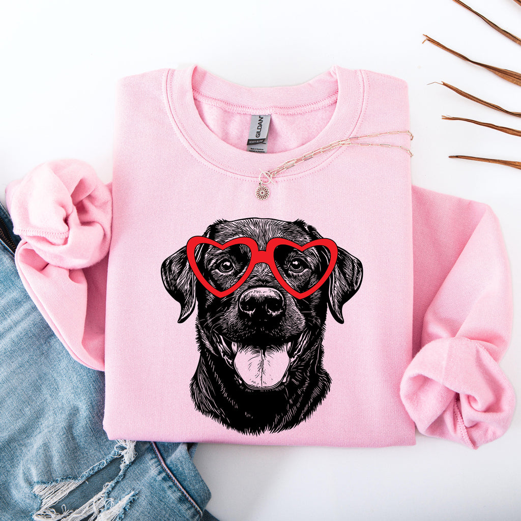 Black Lab Labrador Dog Lover Favorite Breed Portrait And Loyal Companion Sweatshirt