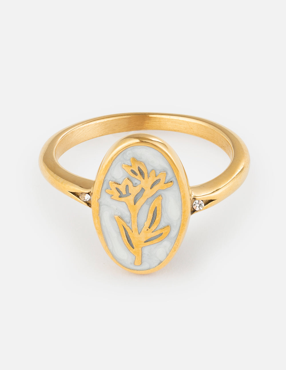 Bloom Again Enamel Ring
