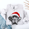 Bull Mastiff Santa Dog Christmas Lover Festive Holiday Companion For Pet Parents Sweatshirt