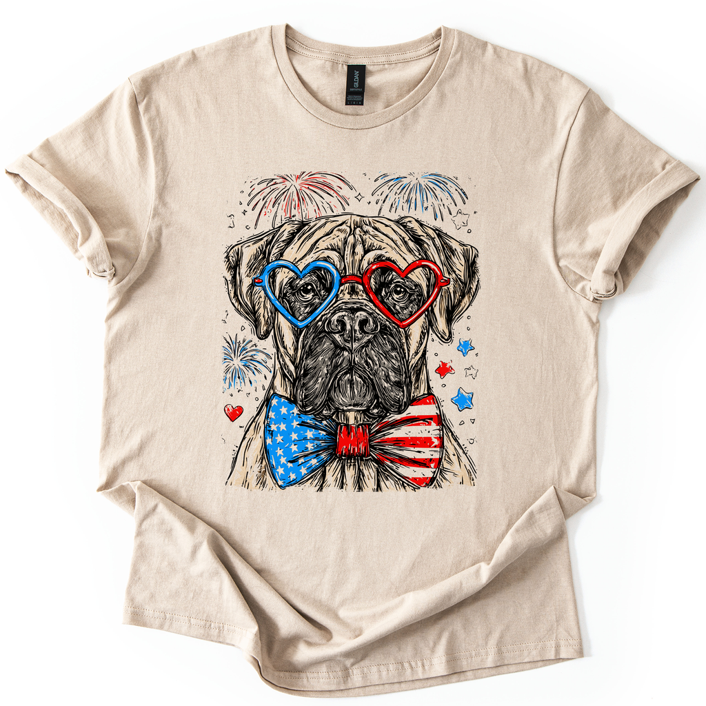 Cane Corso Patriotic Dog USA Pride For Pet Lovers Fourth Of July Celebration Edition Graphic Tee