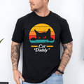 Cat Daddy Summer 80s Vintage Retro Feline Inspired Pop Culture Iconic Graphic Tee