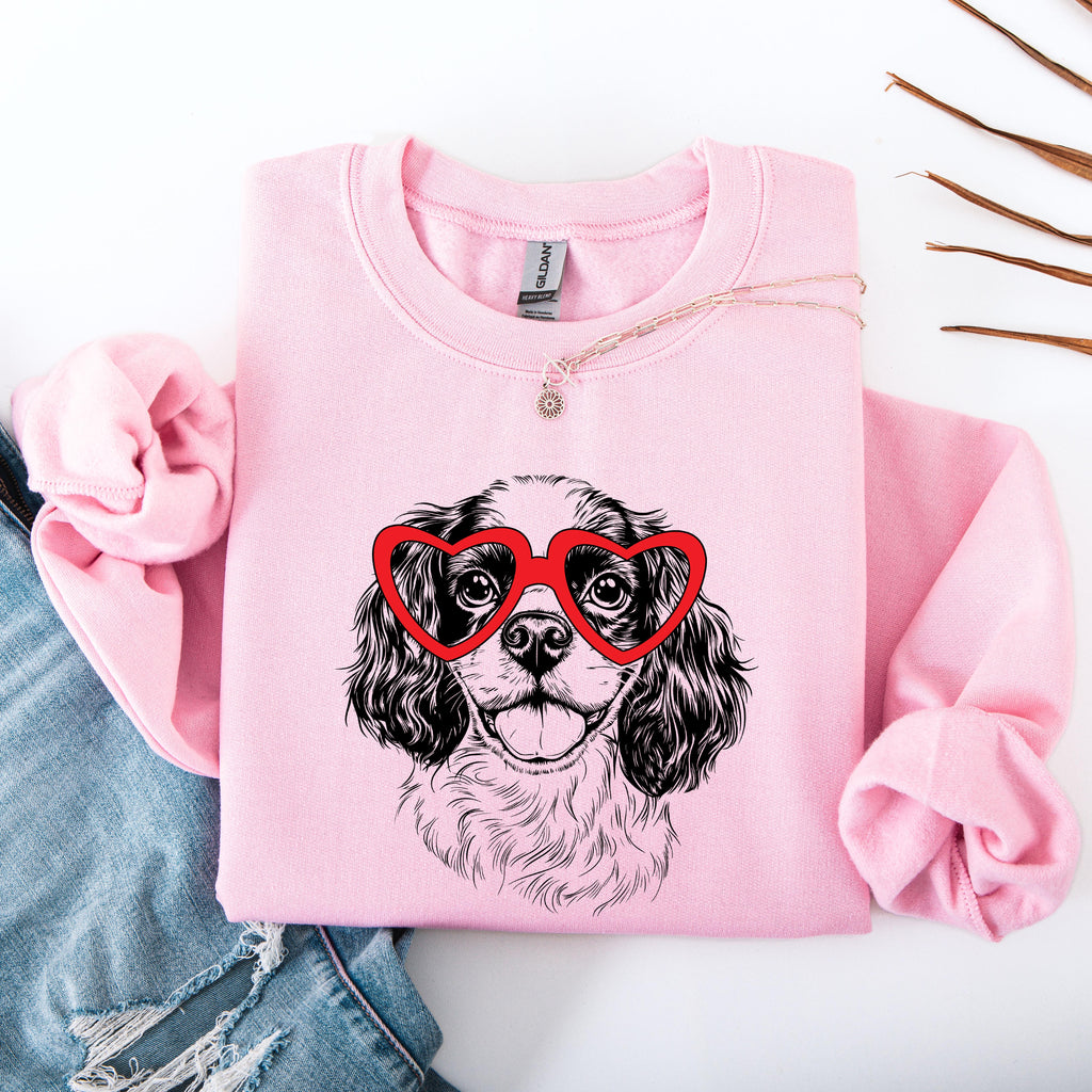 Cavalier King Charles Dog Lover Graphic For Devoted Pet Parents Premium Edition Sweatshirt
