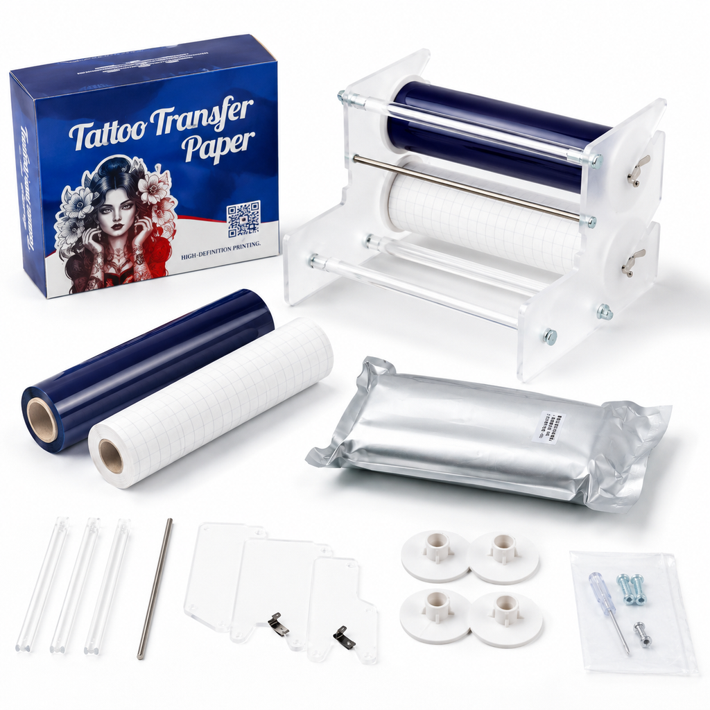 AIMO ROLL PAPER |separating tattoo stencil paper 210cm x 30m With bracket