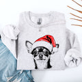 Chihuahua Dog Lover Apparel Pet Breed Cozy Heartwarming Paw Print Graphic Sweatshirt