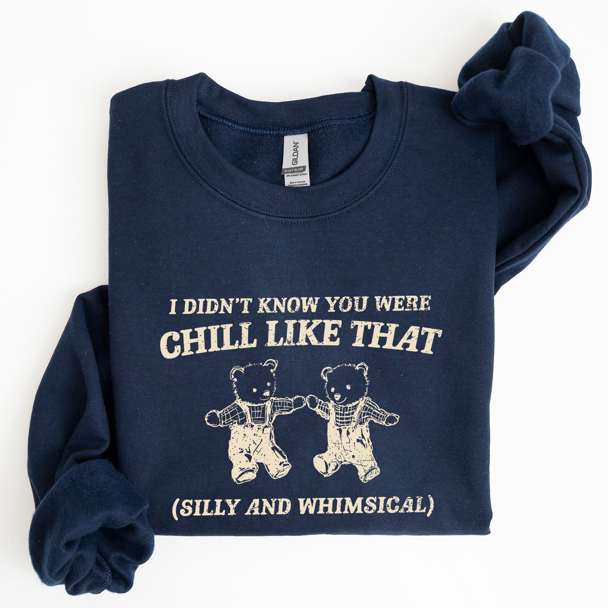 Chill Bears Meme Aesthetic Funny Cozy Chill Vibes Edition Limited Release Sweatshirt