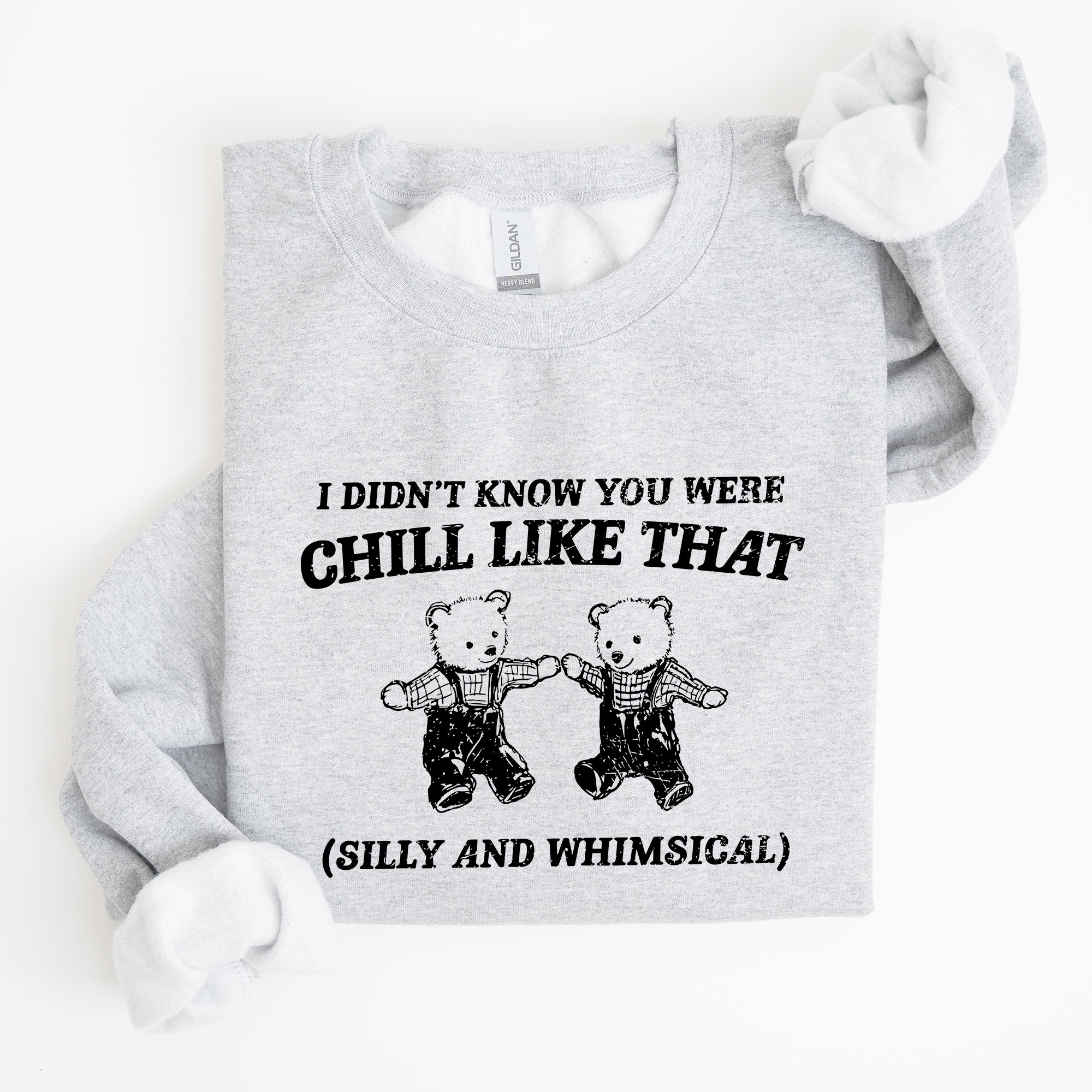 Chill Bears Meme Aesthetic Funny Cozy Chill Vibes Edition Limited Release Sweatshirt