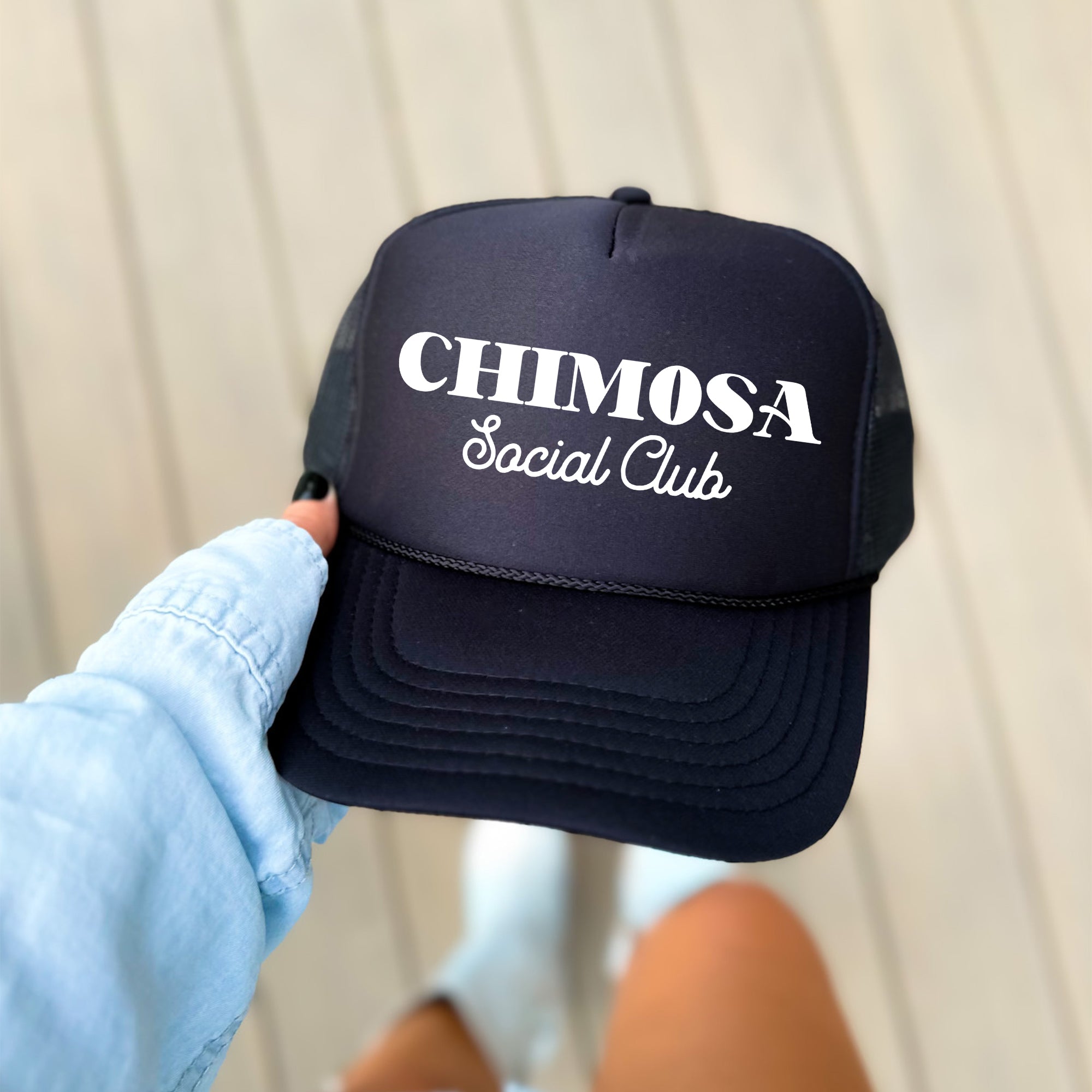 Chimosa Social Club Sassy Funny Bold Attitude Premium Quality Distinctive Line Trucker Hat
