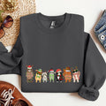 Christmas Cats Santa Pals For Cat Lovers And Pet Owners Celebrating The Holiday Season Cozy Festive Sweatshirt