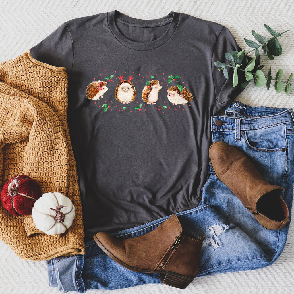 Christmas Hedgehog Graphic Tee