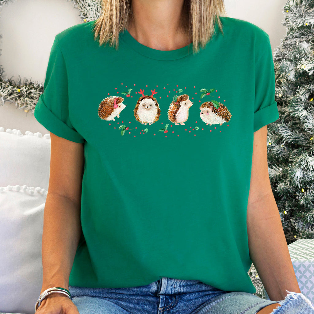Christmas Hedgehog Graphic Tee