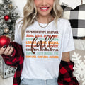 Colorful Fall Quote Autumn Leaves Hayride Cozy Scene Soft Cotton Comfortable Graphic Tee