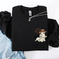 Cowboy Ghost Lasso Halloween Western Vintage Inspired Graphic Retro Iconic Sweatshirt