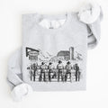 Cowboys Ranch Cowgirls Western Country Lifestyle Scene Artwork Graphic Sweatshirt