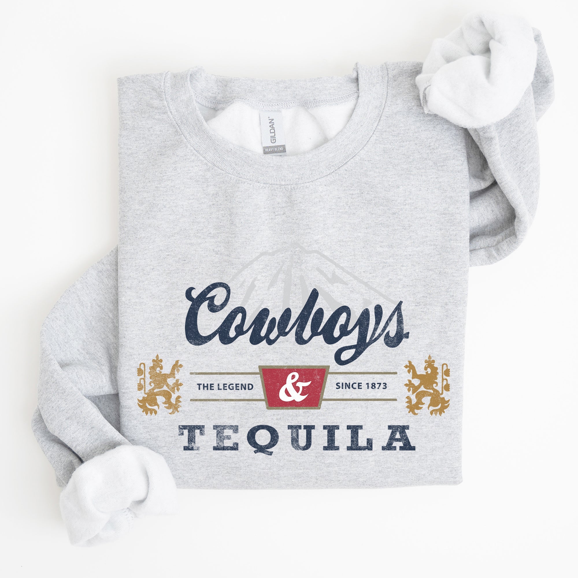 Cowboys And Tequila Retro Beer Vintage Cowboy Wild West Cozy Graphic Vintage Edition Sweatshirt