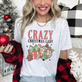 Crazy Christmas Lady Retro Santa Bold Vintage-Inspired Artwork For Holiday Seasons Graphic Tee