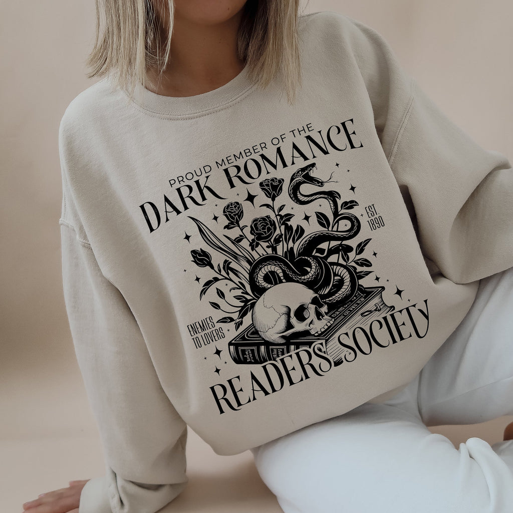 Dark Romance Readers Society Romantasy BookTok Library Books Fan Club Collective Sweatshirt