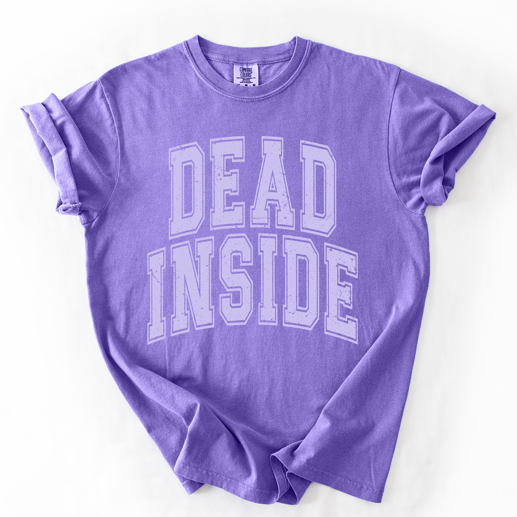 Dead Inside Mood Halloween Vibes Spooky Season Edition Premium Comfort Colors Tee