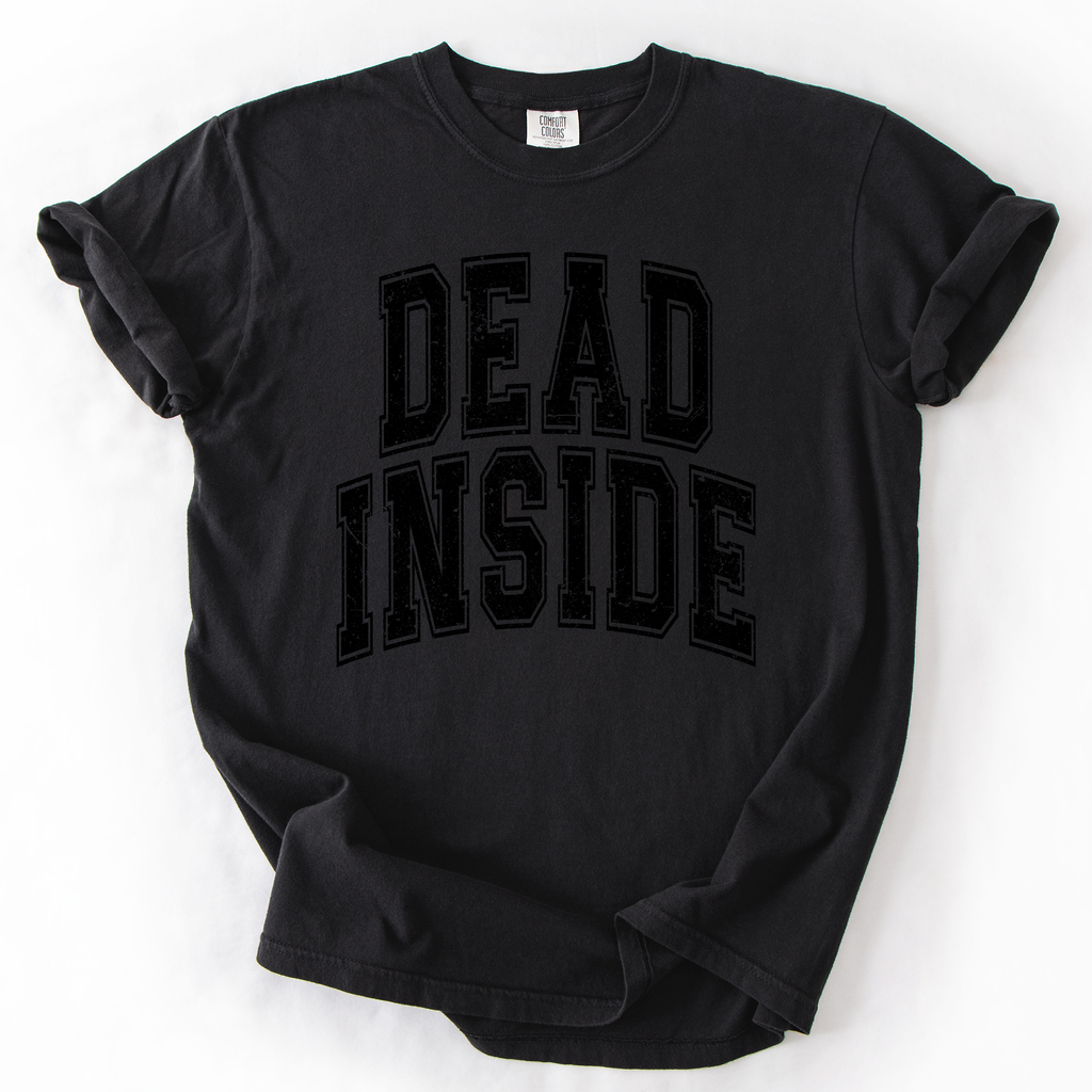 Dead Inside Mood Halloween Vibes Spooky Season Edition Premium Comfort Colors Tee