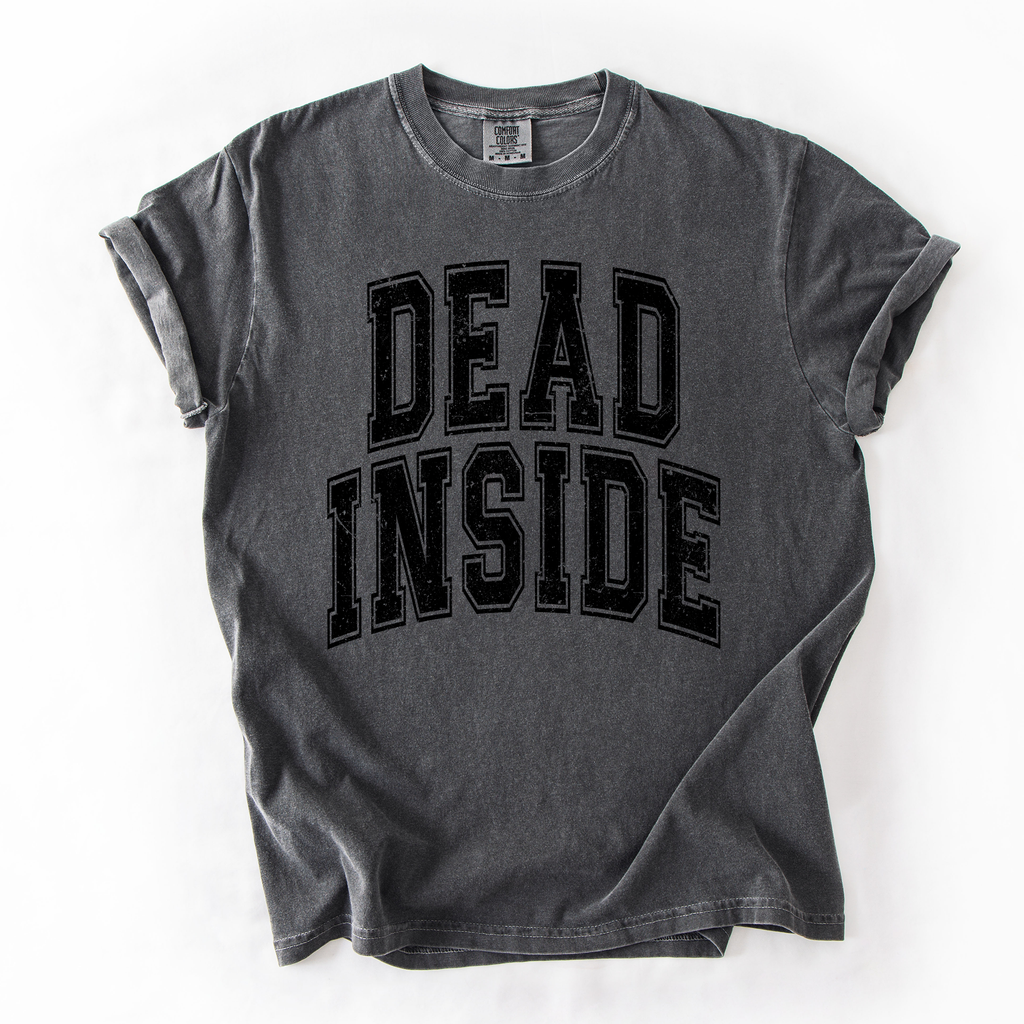 Dead Inside Mood Halloween Vibes Spooky Season Edition Premium Comfort Colors Tee