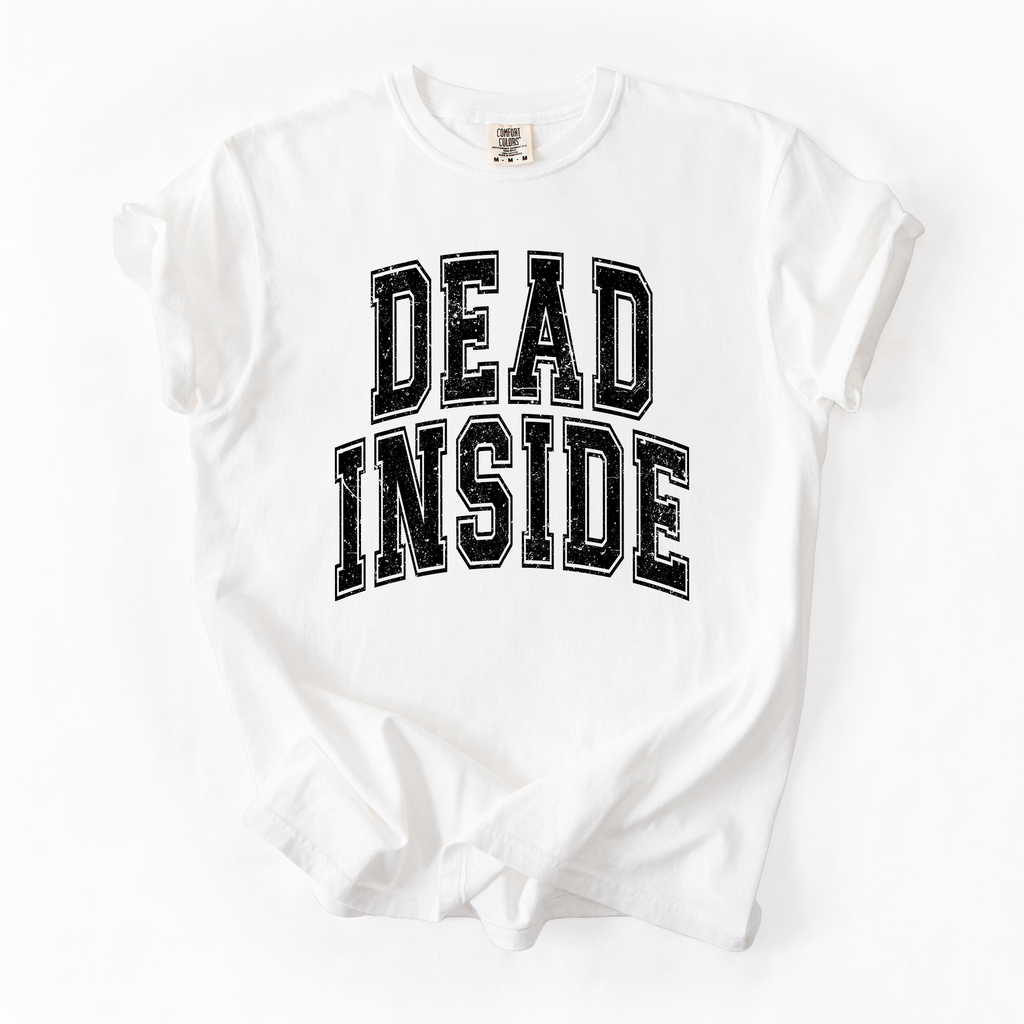 Dead Inside Mood Halloween Vibes Spooky Season Edition Premium Comfort Colors Tee