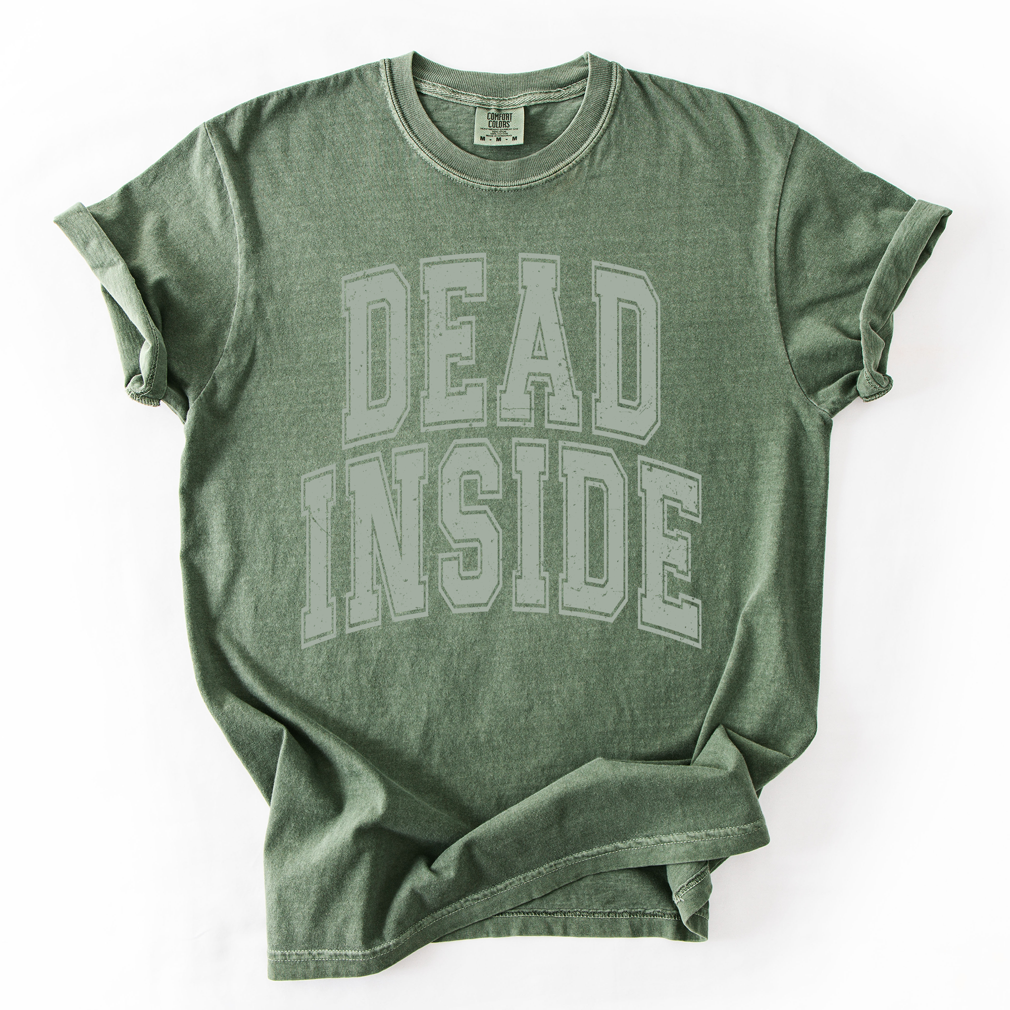 Dead Inside Mood Halloween Vibes Spooky Season Edition Premium Comfort Colors Tee